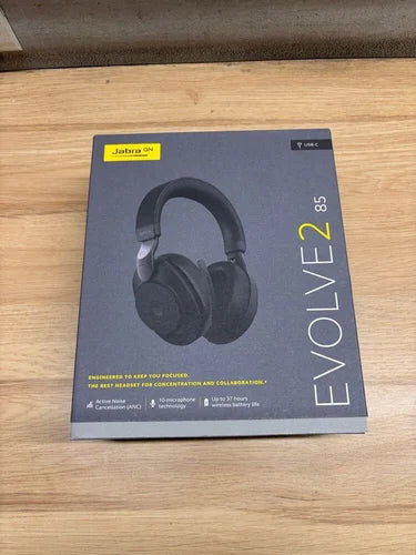 Jabra Headset Evolve2 85  Wireless Black Jabra Headset Evolve2 85  Wireless Black